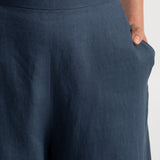 The Palazzo Linen Pants - Nocturne