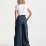 The Palazzo Linen Pants - Nocturne