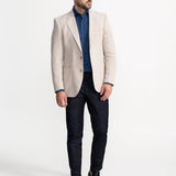 The Peles Egyptian Cotton Shirt - Navy Blue