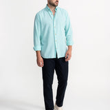 The Godeanu Linen Shirt - Vernil