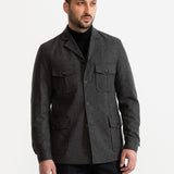 The Safari Wool Jacket - Grey