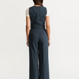 The Figa Organic Cotton Trousers - Grey