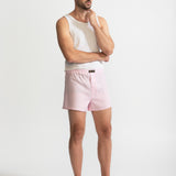 The Linen Boxer Shorts - Pink