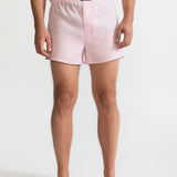 The Linen Boxer Shorts - Pink