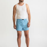 The Cotton Boxer Shorts - Baby Blue