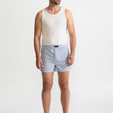 The Cotton Boxer Shorts - Sky Blue