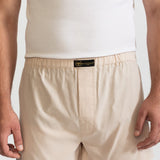 The Cotton Boxer Shorts - Beige