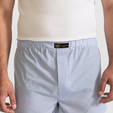 The Cotton Boxer Shorts - Sky Blue