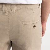 The Carpatica Linen Shorts - Beige