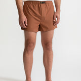 The Cotton Boxer Shorts - Caramel Brown