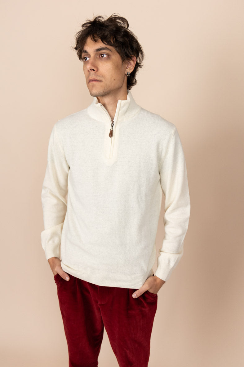 The Monor Wool Jumper - White