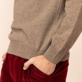 The Monor Cashmere-Wool Jumper - Beige
