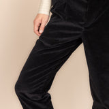 The Dacian Corduroy Trousers - Black