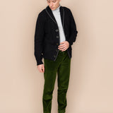 Pantaloni ”Dacian” din Bumbac Organic - Verde