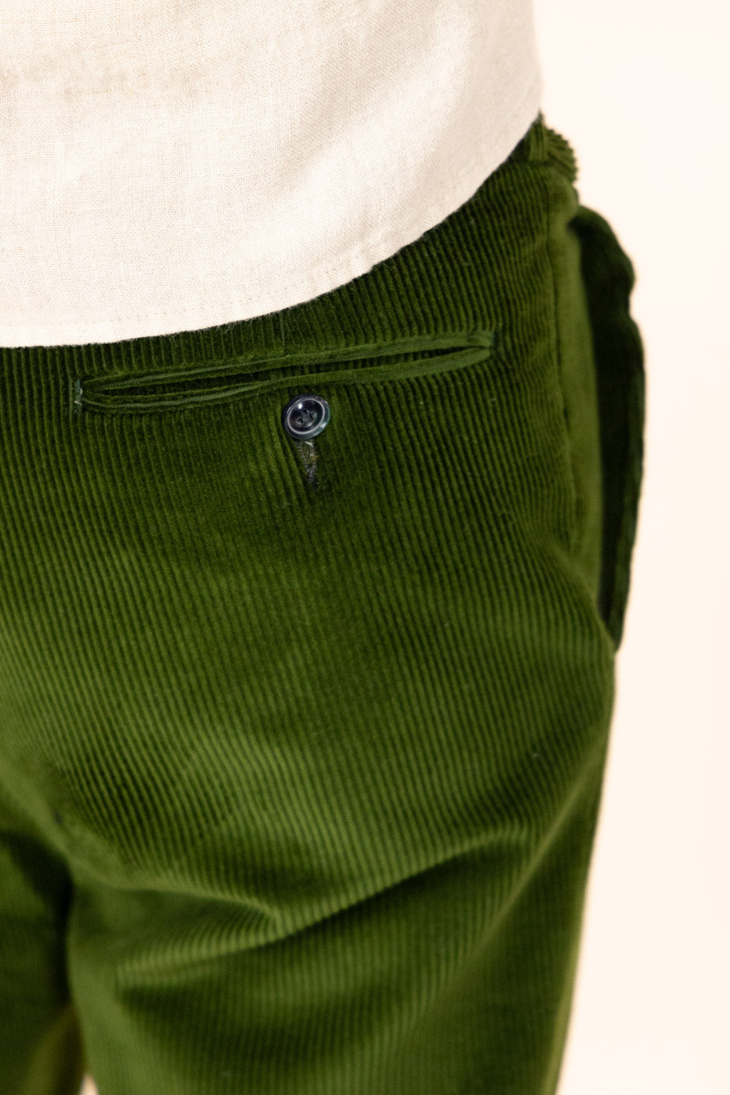 The Dacian Organic Cotton Trousers - Green