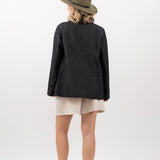 The Ilva Linen Jacket - Charcoal