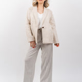 The Ilva Linen Jacket - Beige