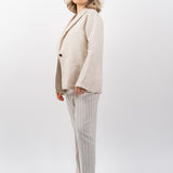 The Ilva Linen Jacket - Beige