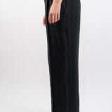 The Figa Linen Trousers - Black