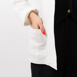 The Ilva Hemp Jacket - White