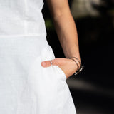The Salva Hemp Dress - White