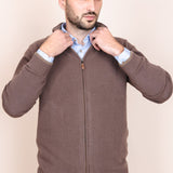 The Rodna Wool Cardigan - Taupe