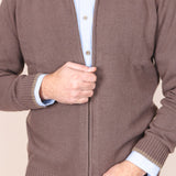 The Rodna Wool Cardigan - Taupe