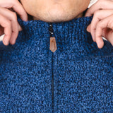Der Rodna Woll-Cardigan – Dämmerungsblau