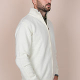 The Rodna Wool Cardigan - White