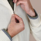 The Rodna Wool Cardigan - White