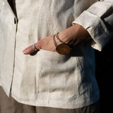 The Ilva Linen Jacket - Beige