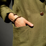 The Ilva Linen Jacket - Olive