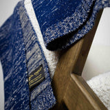 The Hemp & Wool Scarf - Blue