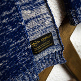 The Hemp & Wool Scarf - Blue