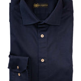 The Calimani Cotton Shirt - Dark Blue