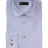 Pure Cotton Essentials - Set of 3 Cotton Shirts - Light, Marine & Dark Blue
