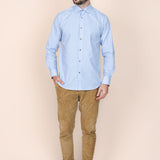 The Calimani Cotton Shirt - Light Blue