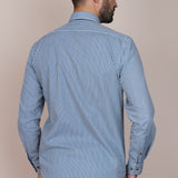 Das Calimani-Baumwollhemd – Marineblau