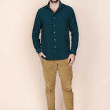 The Calimani Hemp Shirt - Forest Green