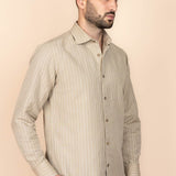 The Calimani Linen Shirt - Beige