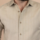 The Calimani Linen Shirt - Beige