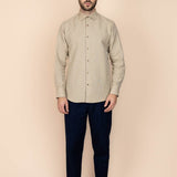 The Calimani Linen Shirt - Beige