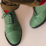 Pantofii de Canepa "Dunarea" - Verde