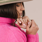 The Letea Wool Turtleneck - Pink
