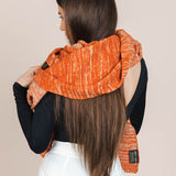 The Hemp & Wool Scarf - Orange