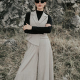 Set ”Bucegi” Lână – Sahara Dungi