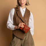 The "Crisana" Wool Waistcoat - Camel