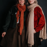 The “Ovidiu” 100% Wool Shawl – Oatmeal