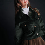The "Sibiel" Corduroy Jacket - Green