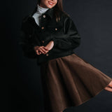 The "Borsa" Corduroy Skirt - Light Brown